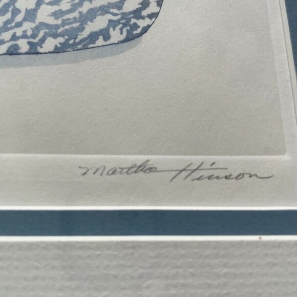 Martha Hinson Framed Matted Wall Art In A Stew Signed u Limited Print 300 of 350 - Picture 4 of 6